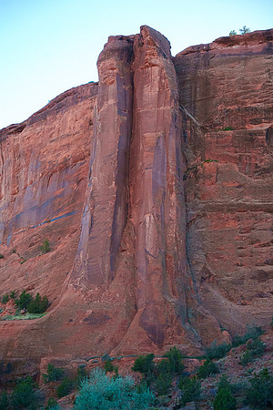 twin towers, Chinle Wash