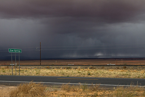 Storm coming to Cow Springs (AZ)