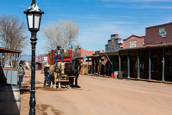 Stage coach in Tombstone