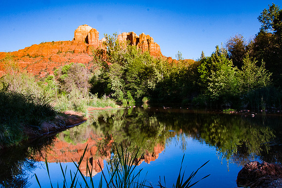 Reflection of Cathederal Peak