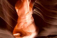 Down Wall Light Pattern, Upper Antelope Slot Canyon
