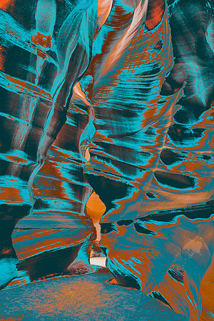 Upper Antelope Canyon, Narrows to Chambr