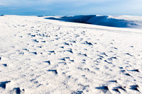 Gypsum sand dune peaks