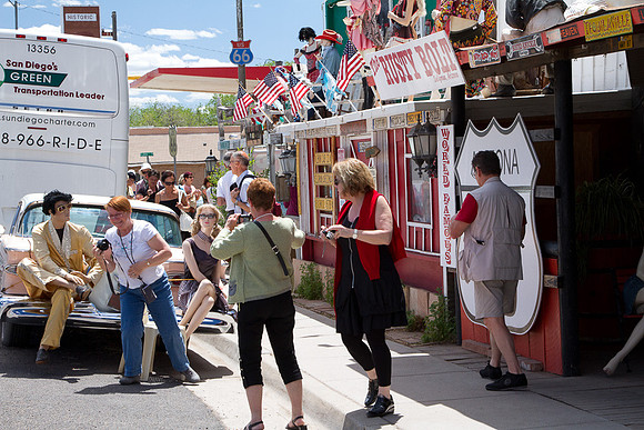Tourists in Seligman AZ #3