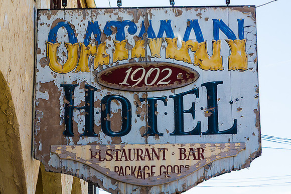 Oatman Hotel Sign