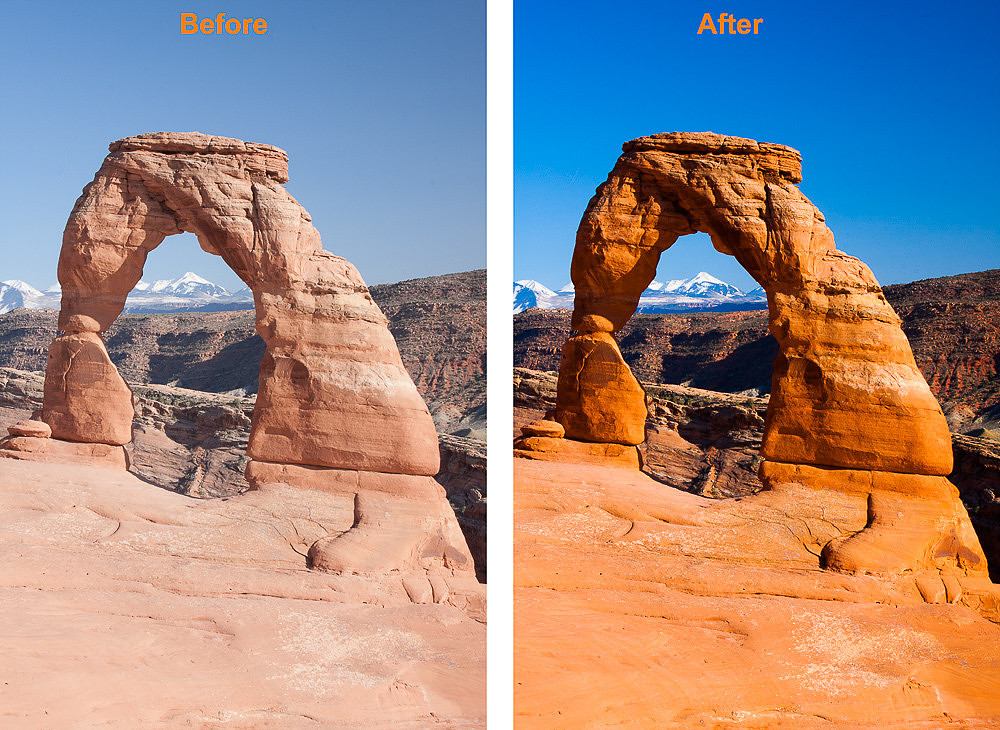 La Sal Mtns Through Delicate Arch