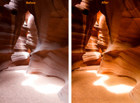 Floor Light Pattern, Upper Antelope Slot Canyon