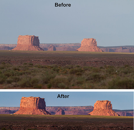 Two Butte's near Round Rock Arizona