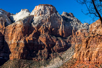Zion NP from South end of Zion Mt. Carmel Highway tunnel #1