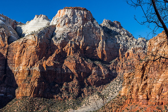 Zion NP from South end of Zion Mt. Carmel Highway tunnel #1