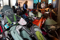 Stroller Parking at the aquarium
