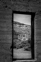 Rhyolite Bank ruins from Jail