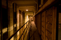 Night time, Alcatraz  main cell block