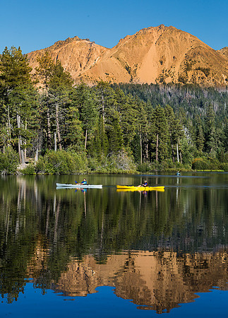 Lake Manzanita with Canoes - 01