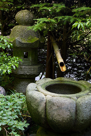 Japaneese Lantern and Water bowl