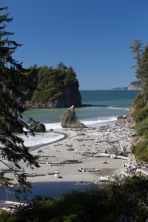 Above Ruby Beach