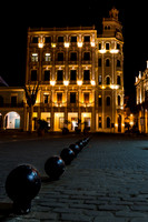 Plaza Vieja at night, Havana Cuba