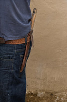Cuban farmer with knife