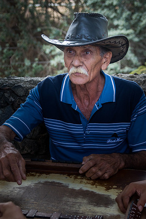 Cuban Dominos Player