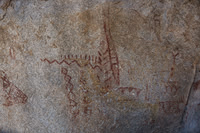 Pictograph #1, Blair Valley, Pictograph Trail, Anza-Borrego SP