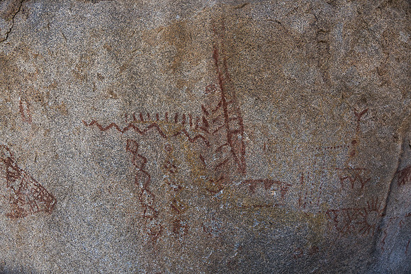 Pictograph #1, Blair Valley, Pictograph Trail, Anza-Borrego SP