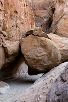 Boulder Fall,  Palm Slot Canyon, Anza-Borrego SP
