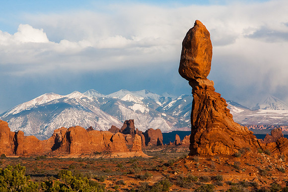 La Sal Mtns & Balanced Rock