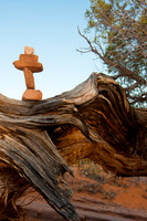 Cairn along Delicate Arch Trail