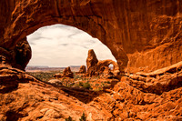 Turret Arch through North Window