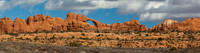 Skyline Arch panorama  from Salt Valley