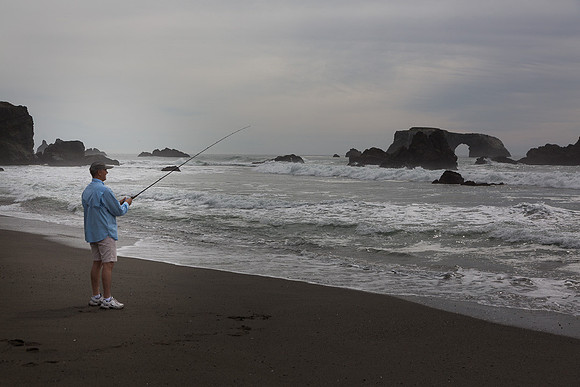 Fisherman and Arch