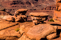 Wind sculpted formation at Dead Horse Point