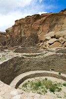 Runins and Kiva, Chaco Cultural (Canyon) NP