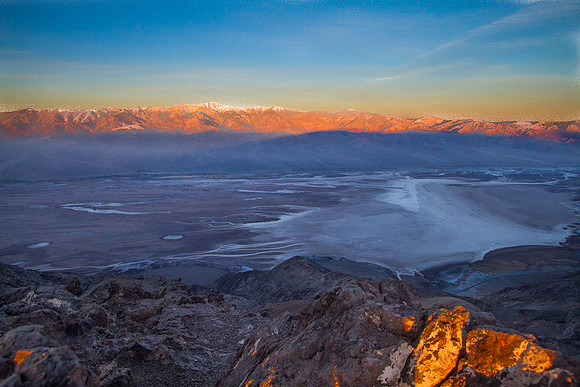 Morning light on the Panamint range above Death Valley 1