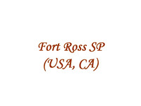 Fort Ross SP (USA, SP)