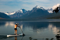 Stand up on Lake McDonald