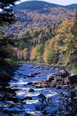 River Sautauriski Jacques-Cartier National Park, Quebec