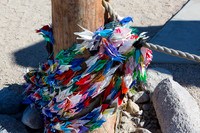 Paper Cranes for good luck.  Manzanar, CA