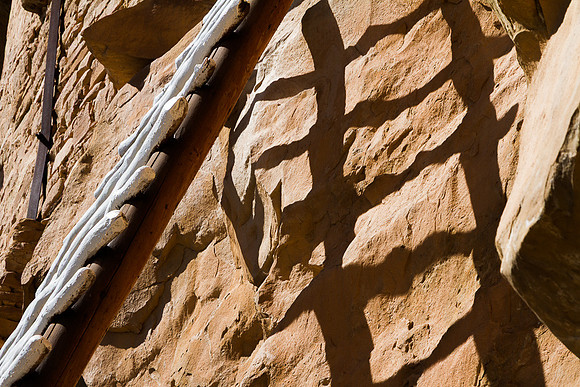 Ladder & Shadows, Balcony House, Mesa Verde NP, CO