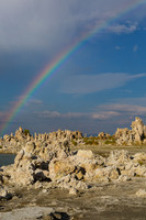 Mono Lake Tufa with Rainbow