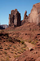 Gypsum Creek and Monument Valley landscape