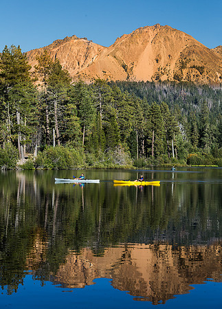 Lake Manzanita with Canoes - 01