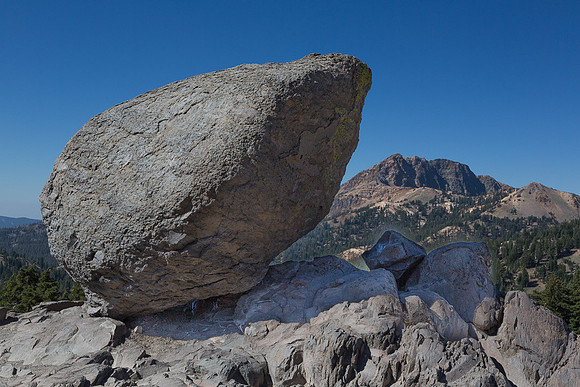 Balanced Boulder and Mt. Diller