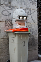 Trash in Madrid
