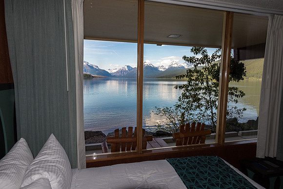Lake MacDonald from Motel room