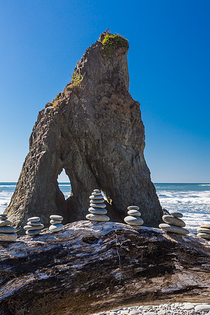 Sea Stack and Stone Stacks
