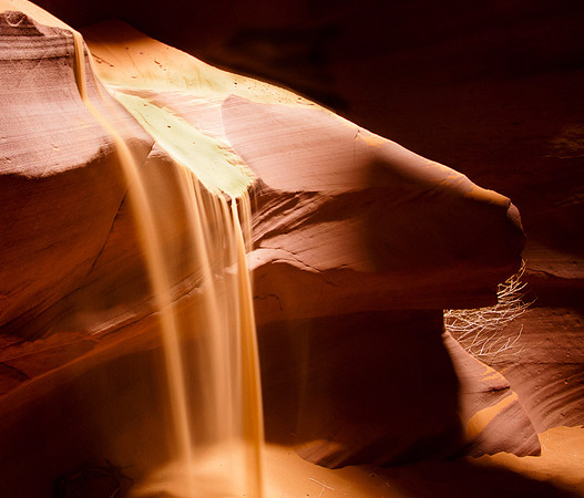 Sandfall, Upper Antelope Slot Canyon
