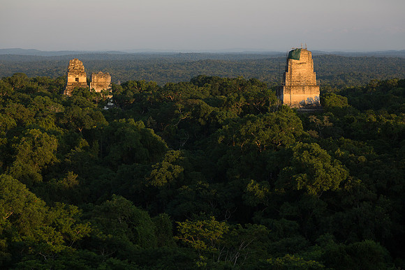 Temples 1, 2 & 3 from top of temple 4
