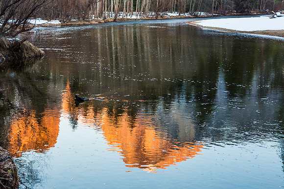 Reflected Halfdome Sunset