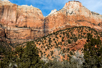 Small waterfall at Zion NP